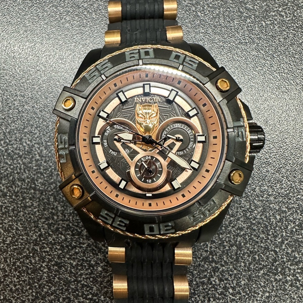 Invicta black panther watch limited edition